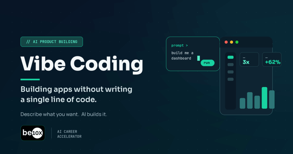 Vibe Coding — Building Apps Without Writing a Single Line of Code 4 vibe coding be10x 1